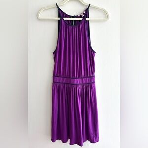 Juicy Couture Vintage Y2K Stretch Athleisure Eggplant Purple Dress, Size XS